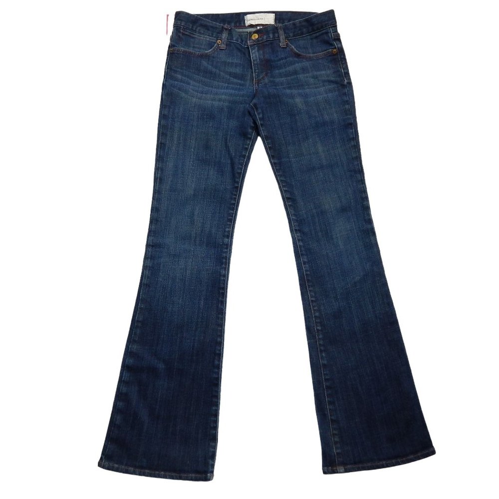 Paper Denim & Cloth Mid Rise Flare Dark Wash Jeans Women's Size 28
